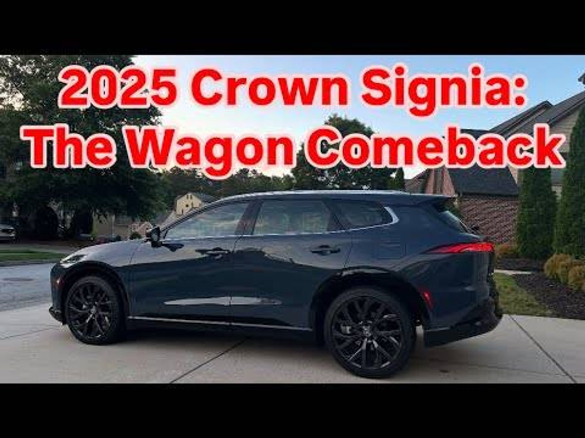 2025 Toyota Crown Signia Limited – When Toyota Builds the Wagon, Others Won't
