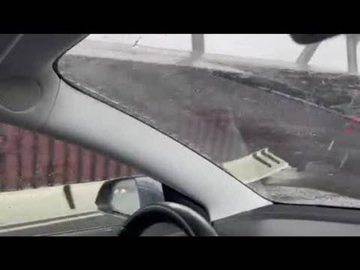 High winds tip over multiple trucks on Bay Area bridge