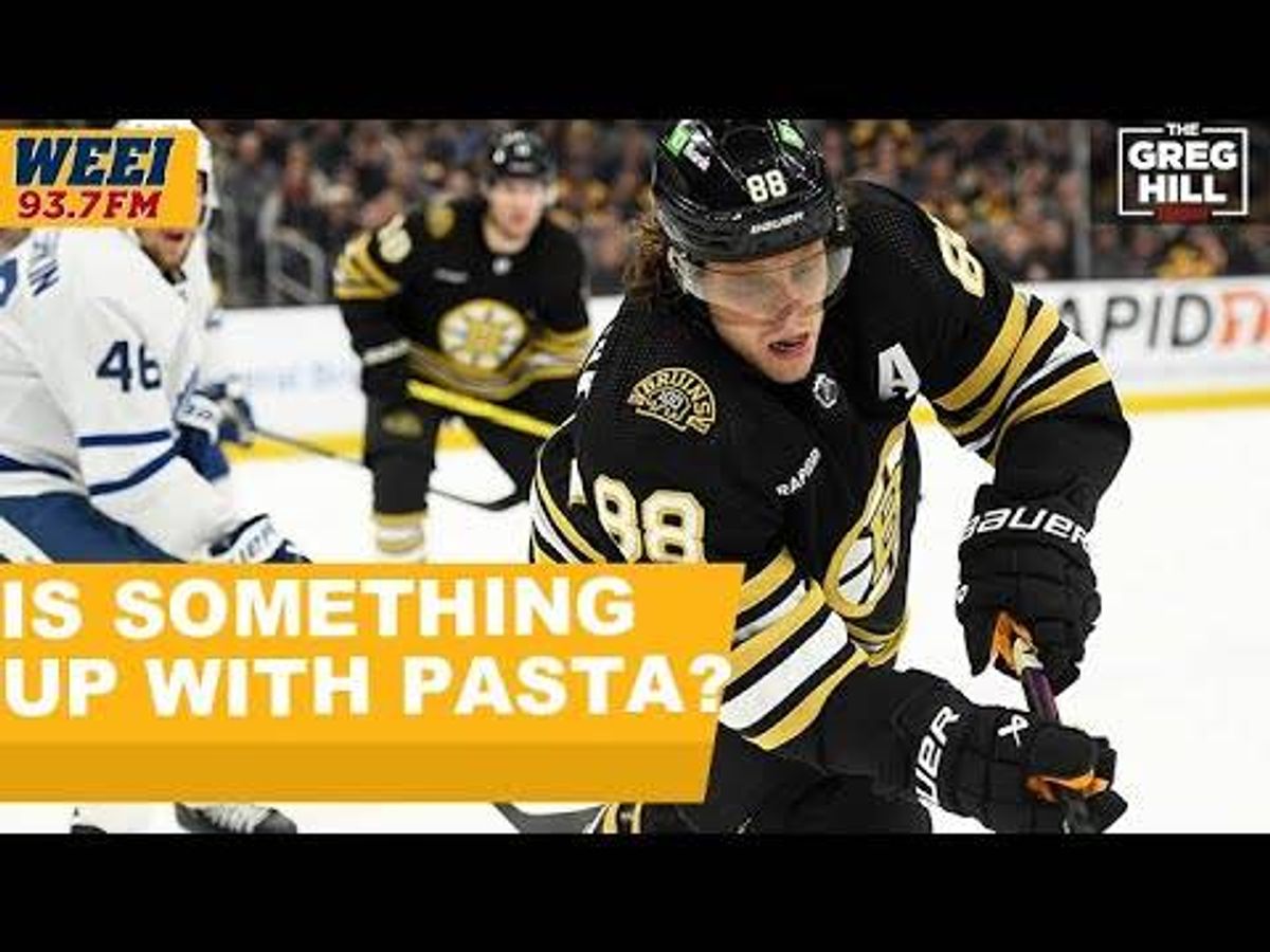 Milbury: 'Something's going on' with David Pastrnak