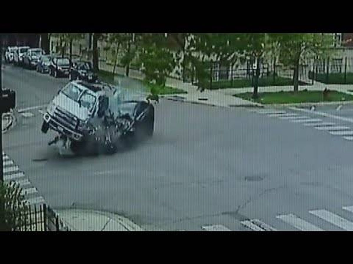 Crash involving stolen car sends 3 children, 1 adult to hospital