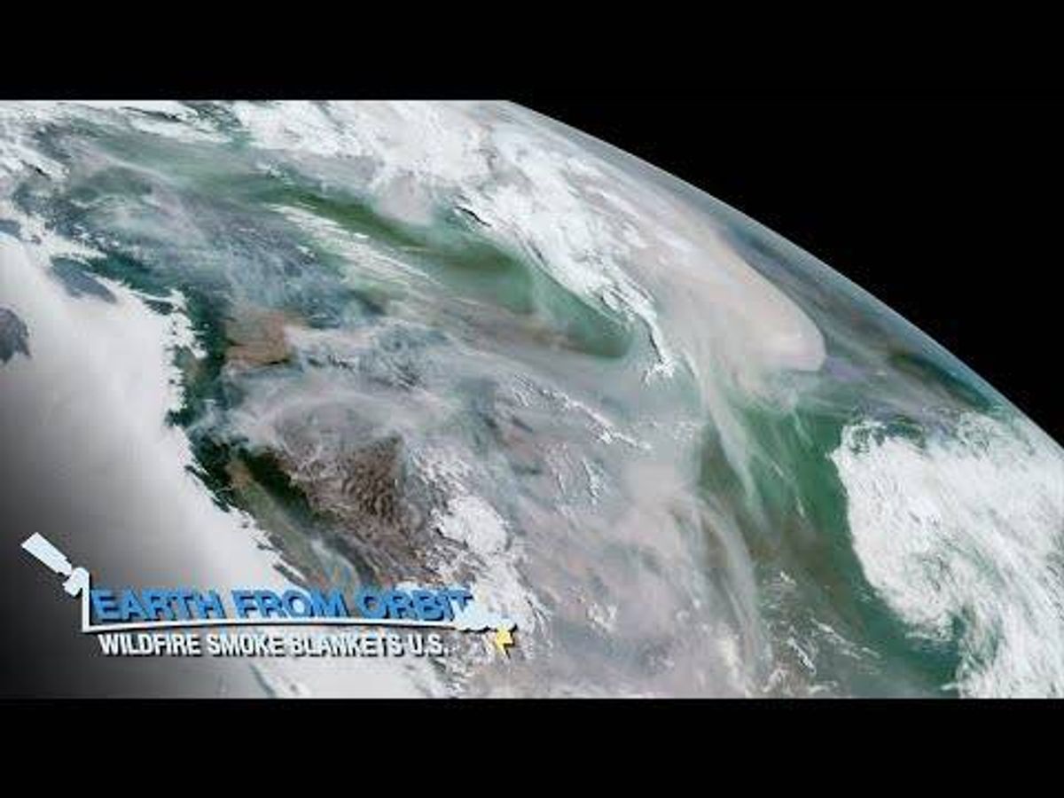 Smoke from West Coast wildfires moves East, contributes to NYC haze