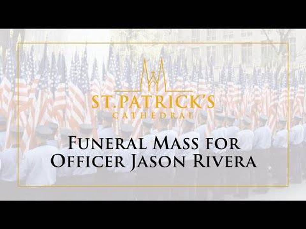 WATCH: Slain NYPD Officer Jason Rivera remembered at St. Patrick's funeral