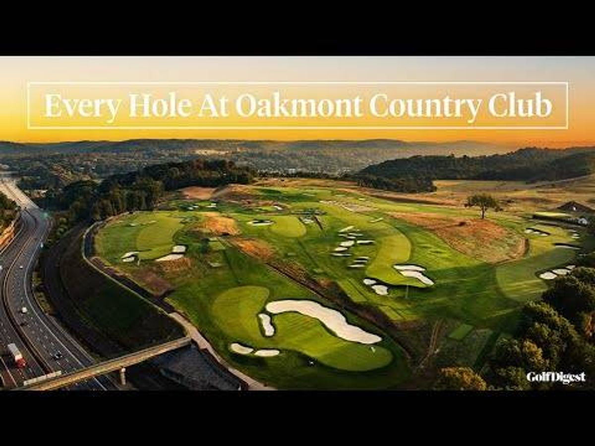 Flyover tour of U.S. Open at Oakmont now available in online video