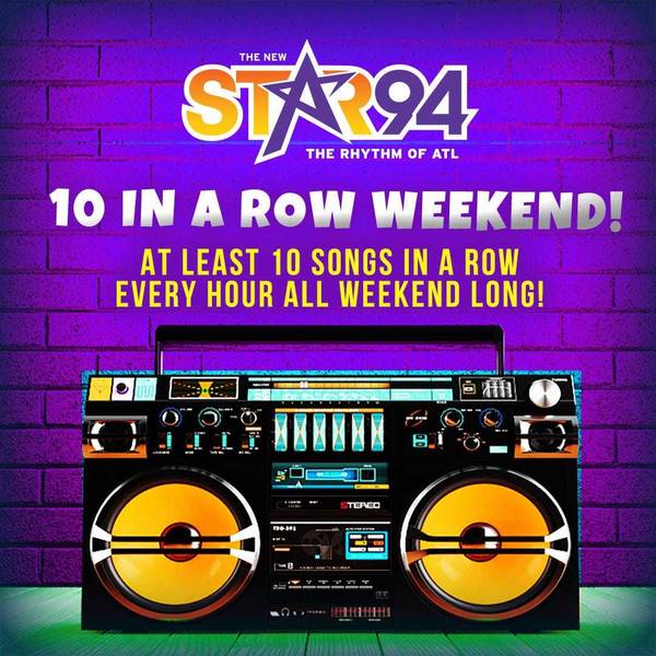 10 In A Row Weekends