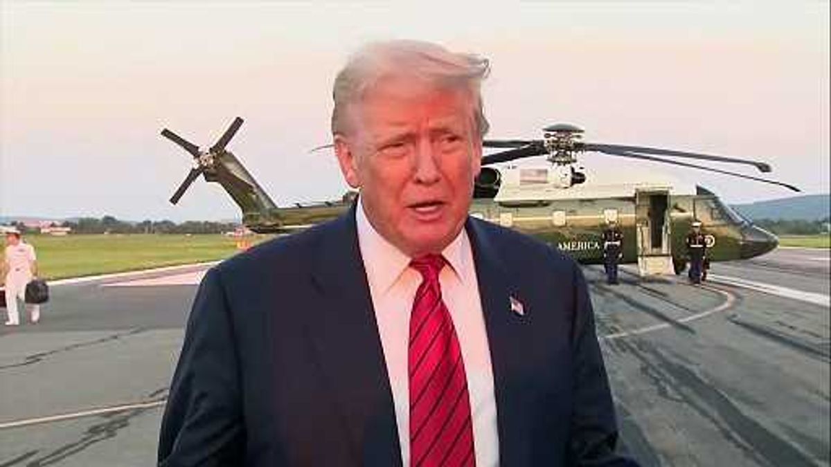 President Trump defends firing of official overseeing jobs data he claims was "rigged"