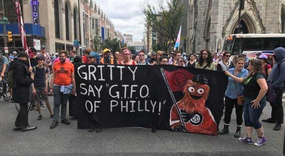 PHOTOS: Philadelphians protest Trump's visit