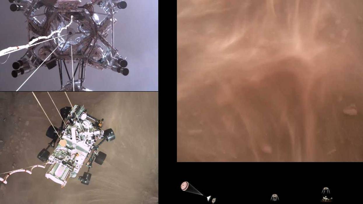 NASA releases incredible Perseverance descent footage and first audio recordings from Mars