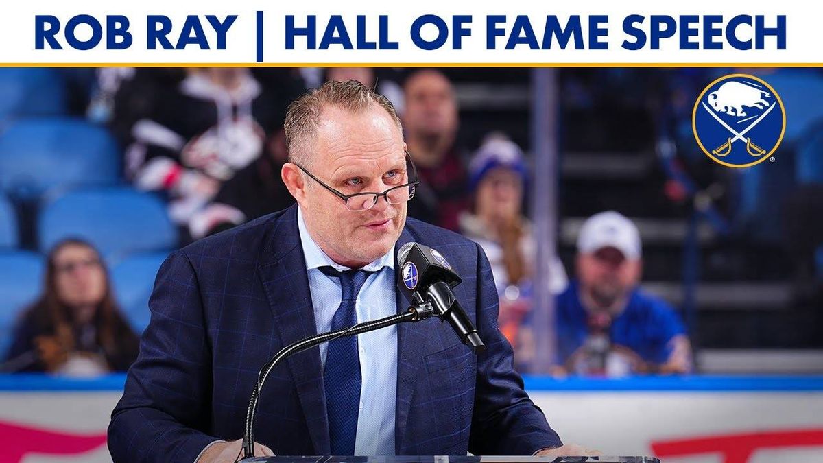 Rob Ray becomes 44th member of Sabres Hall of Fame