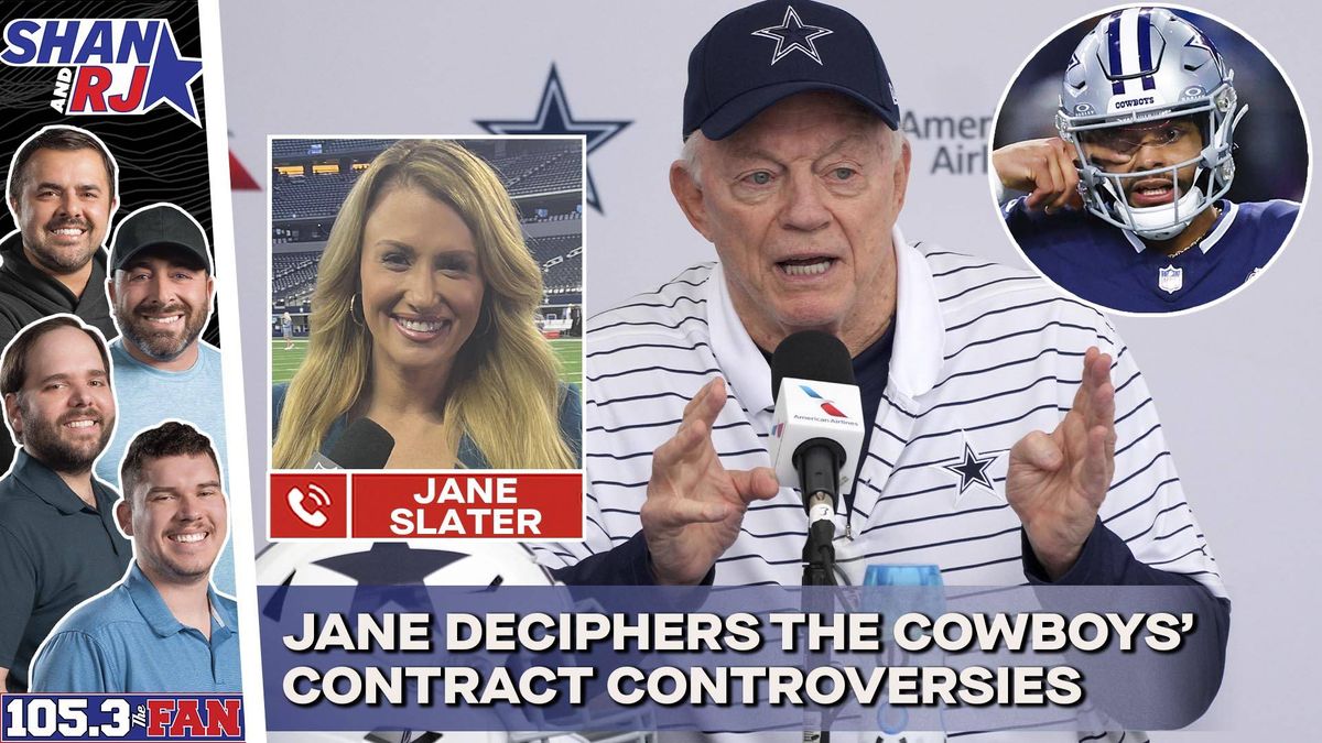 Jane Slater on Cowboys waiting on extensions, Dak Prescott latest, draft needs