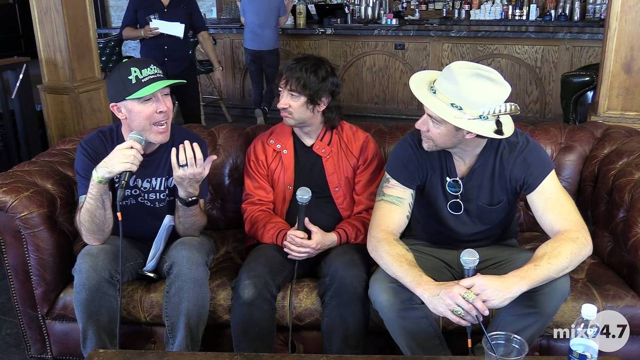Sean Mack Backstage at West of The Fest with Tom Higgenson & Tim Lopez of Plain White T's
