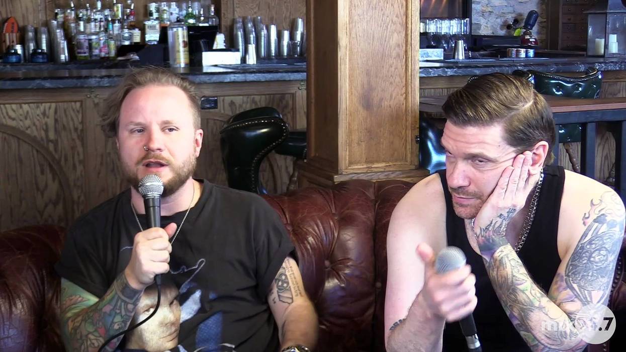 Sean Mack Backstage at West of The Fest with Brent Smith & Zach Myers of Shinedown