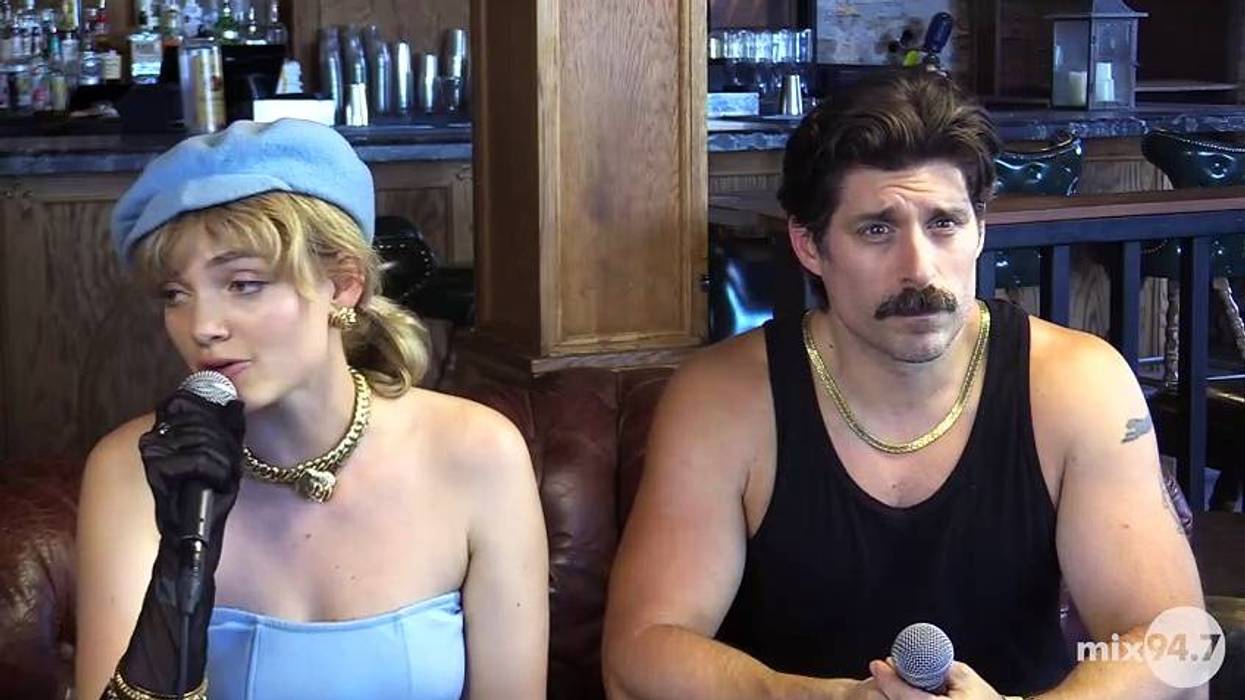 Sean Mack Backstage at West of The Fest with Jane Leo