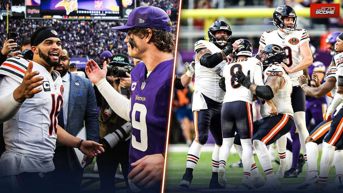 Postgame show: Bears remain in 1st place in NFC North by beating Vikings on last-second field goal