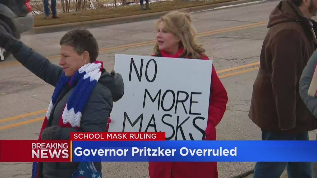 Illinois appellate court dismisses governor's bid to keep mask mandate for schools