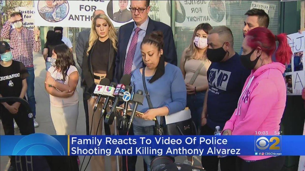 Family of Anthony Alvarez views footage of fatal Chicago police shooting in Portage Park