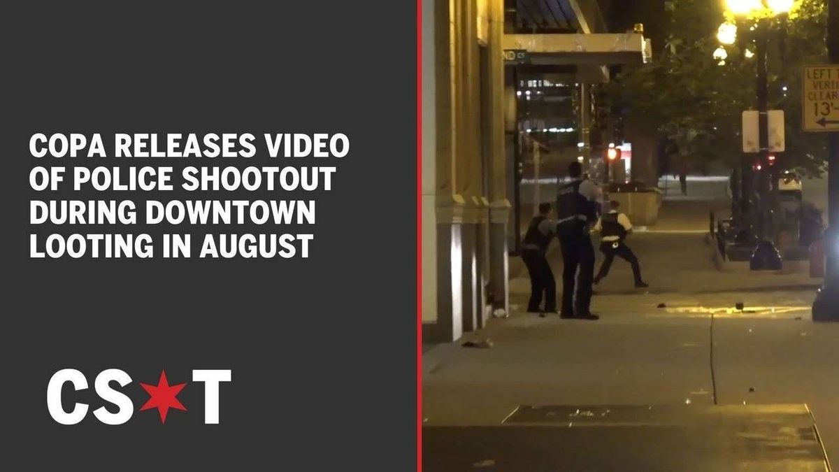 COPA releases video of police shootout during downtown looting in August