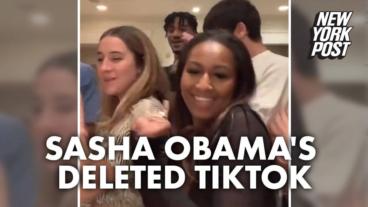 VIDEO: Sasha Obama nearly breaks TikTok in now-deleted viral dance video