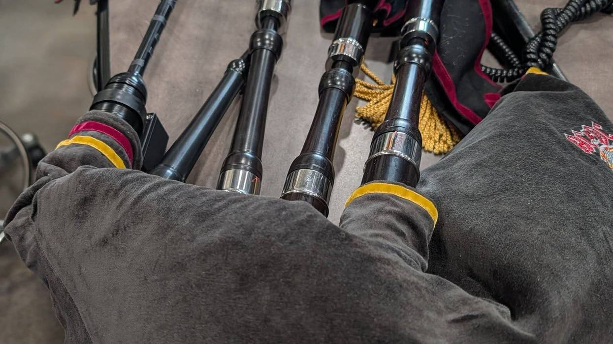 Jeff Walker Learns to Bagpipe.