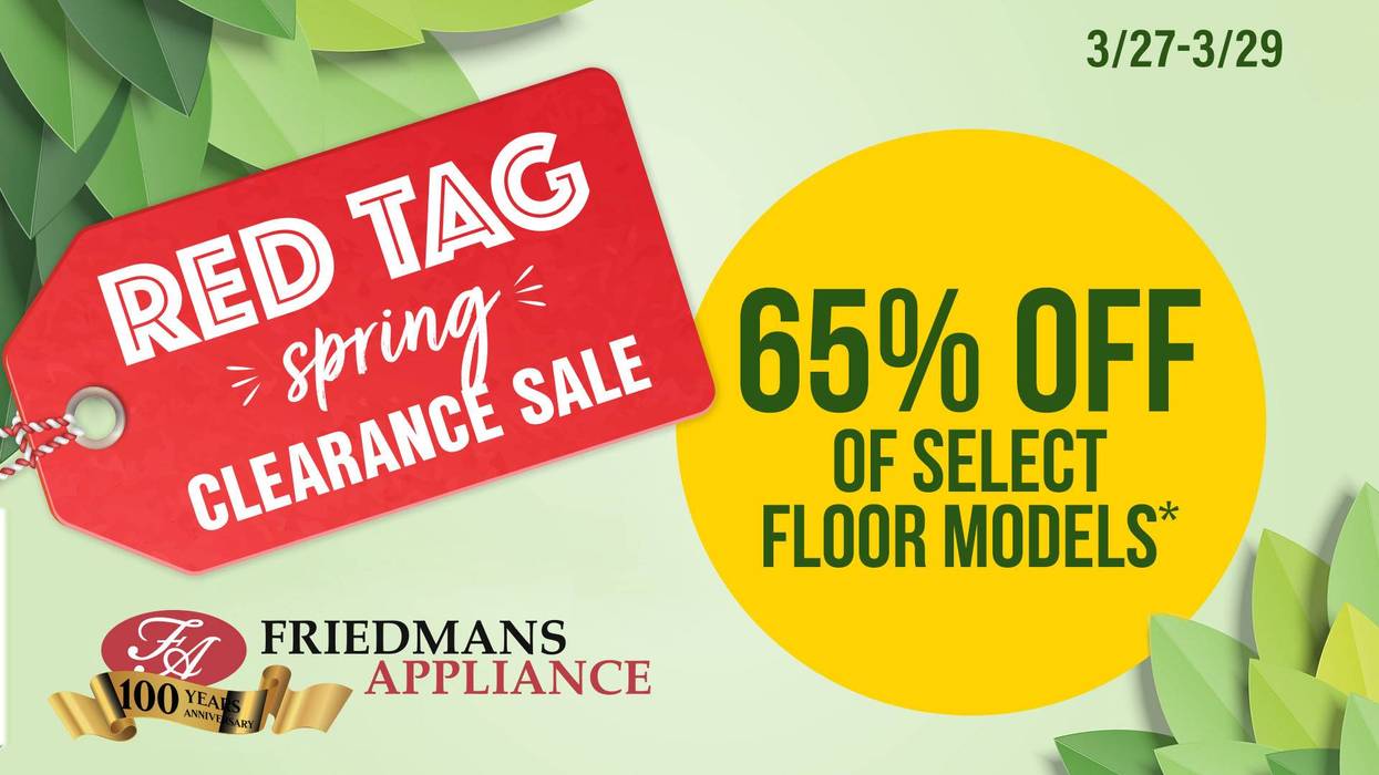 Join 95.7 The Game at Friedmans Red Tag Clearance Sales Event