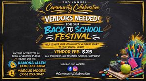 2nd Annual Community Collaboration Back to School Festival