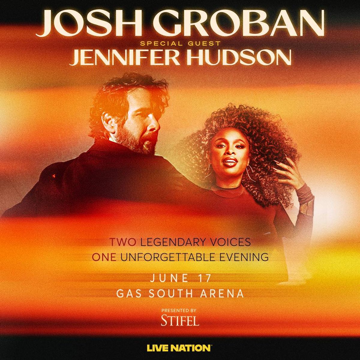 Listen to win tickets to see Josh Groban & Jennifer Hudson