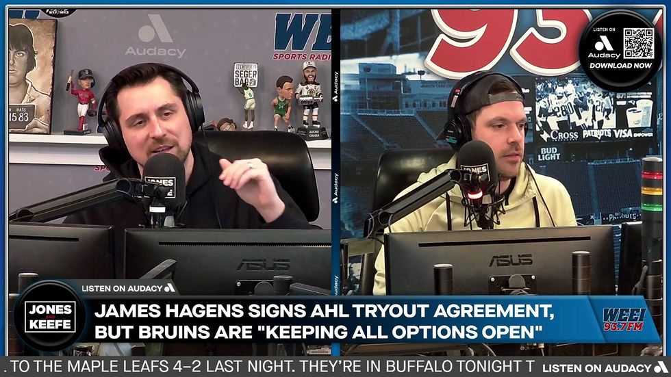 Could James Hagens provide the Bruins the shot in the arm they need?