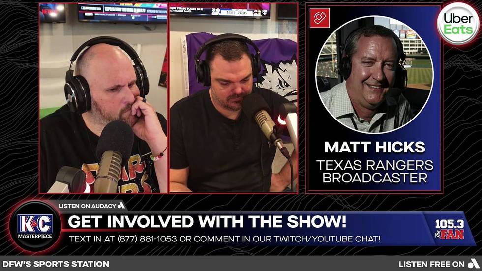 Matt Hicks Discusses The Rangers Offense, Jake Burger, Pitching Staff & More | K&C Masterpiece