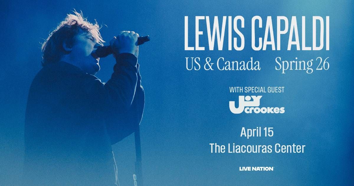 Your chance to win tickets to see Lewis Capaldi on April 15th 2026 at the Liacouras Center in Philly