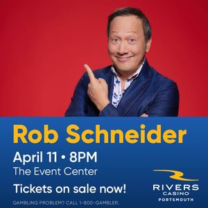 Rob Schneider at Rivers Casino Portsmouth