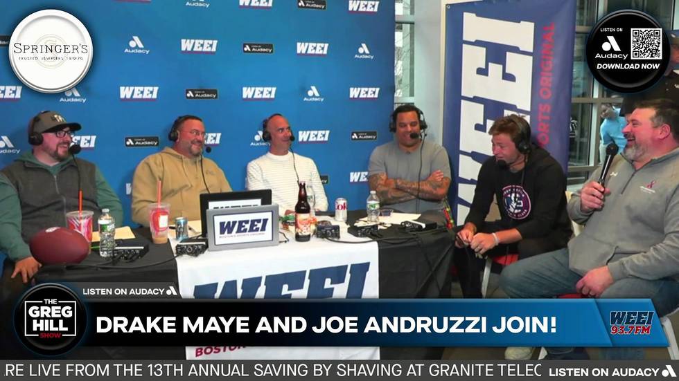 Drake Maye and Joe Andruzzi join live!