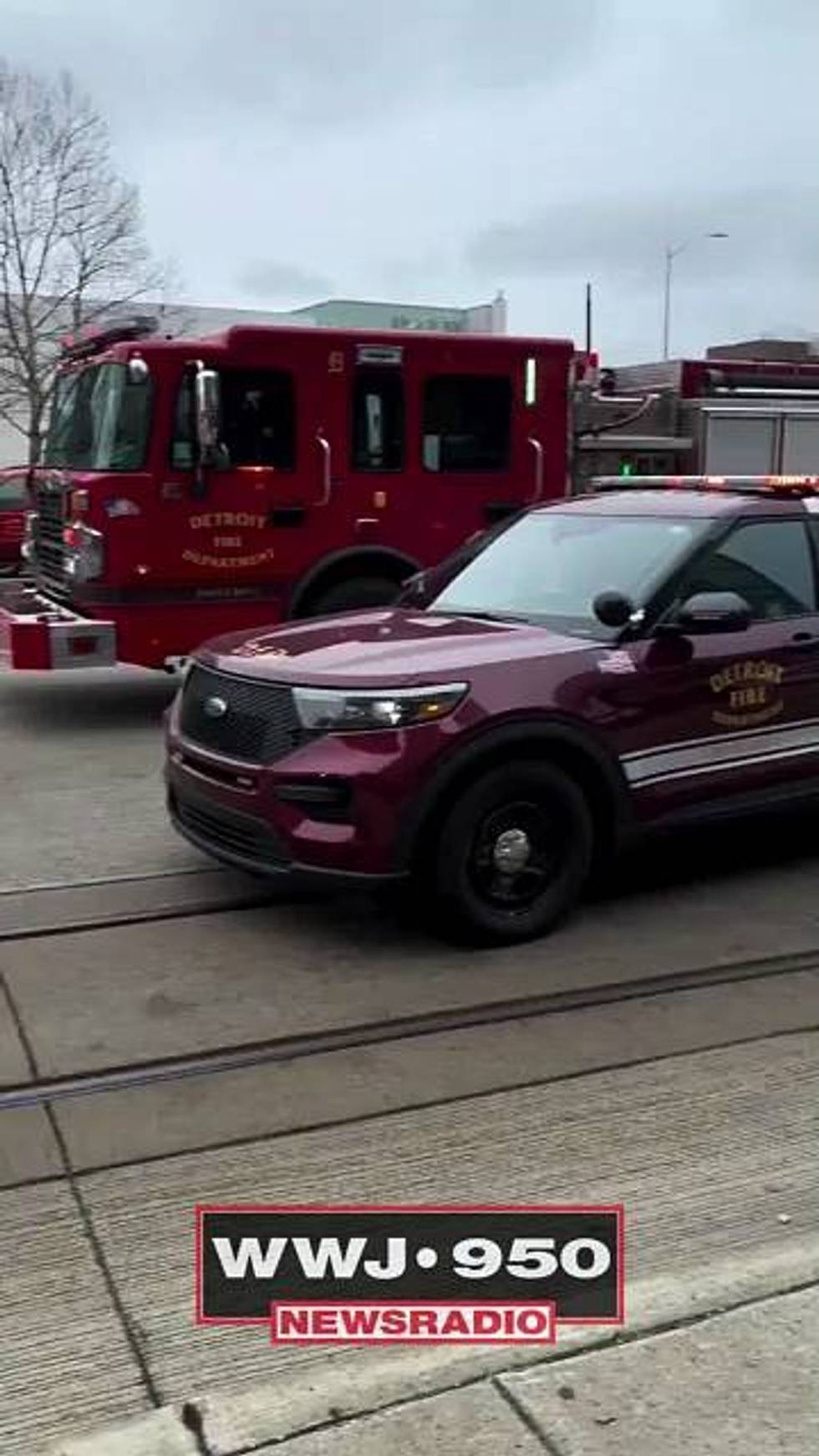 Fire at Maccabees building on WSU campus in Detroit