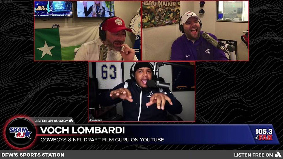 Voch Lombardi On The NFL Draft, Jermod McCoy, O-Line, Top Cowboys Prospects & More | Shan & RJ