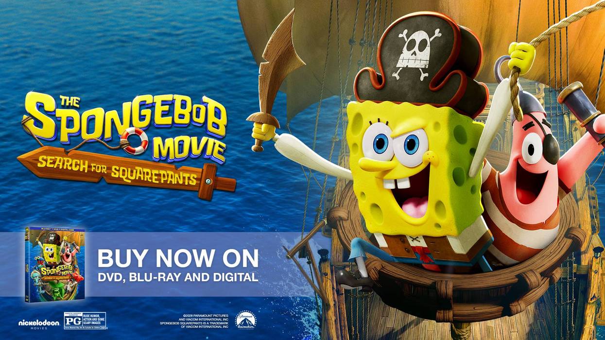Win The SpongeBob Movie: Search for SquarePants On Blu-Ray
