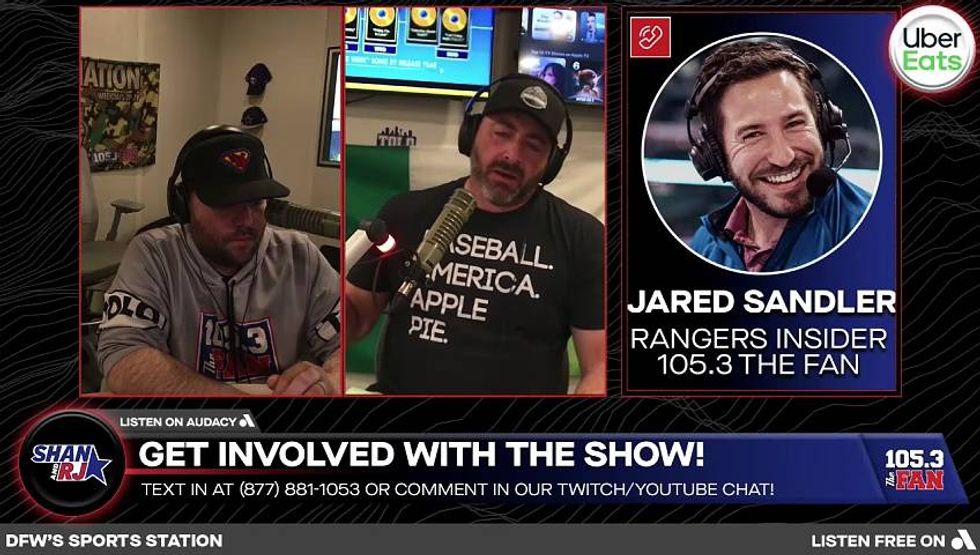 Jared Sandler On The Rangers Rough Offensive Outing & More | Shan & RJ
