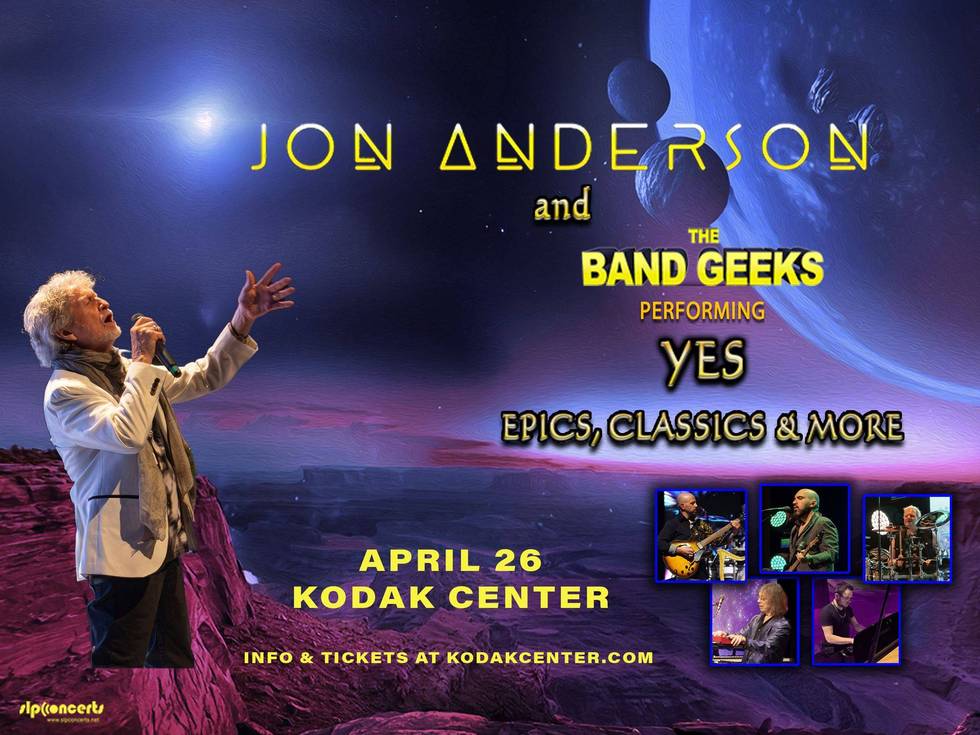 Web: Your chance to win tickets to see Jon Anderson and The Band Geeks