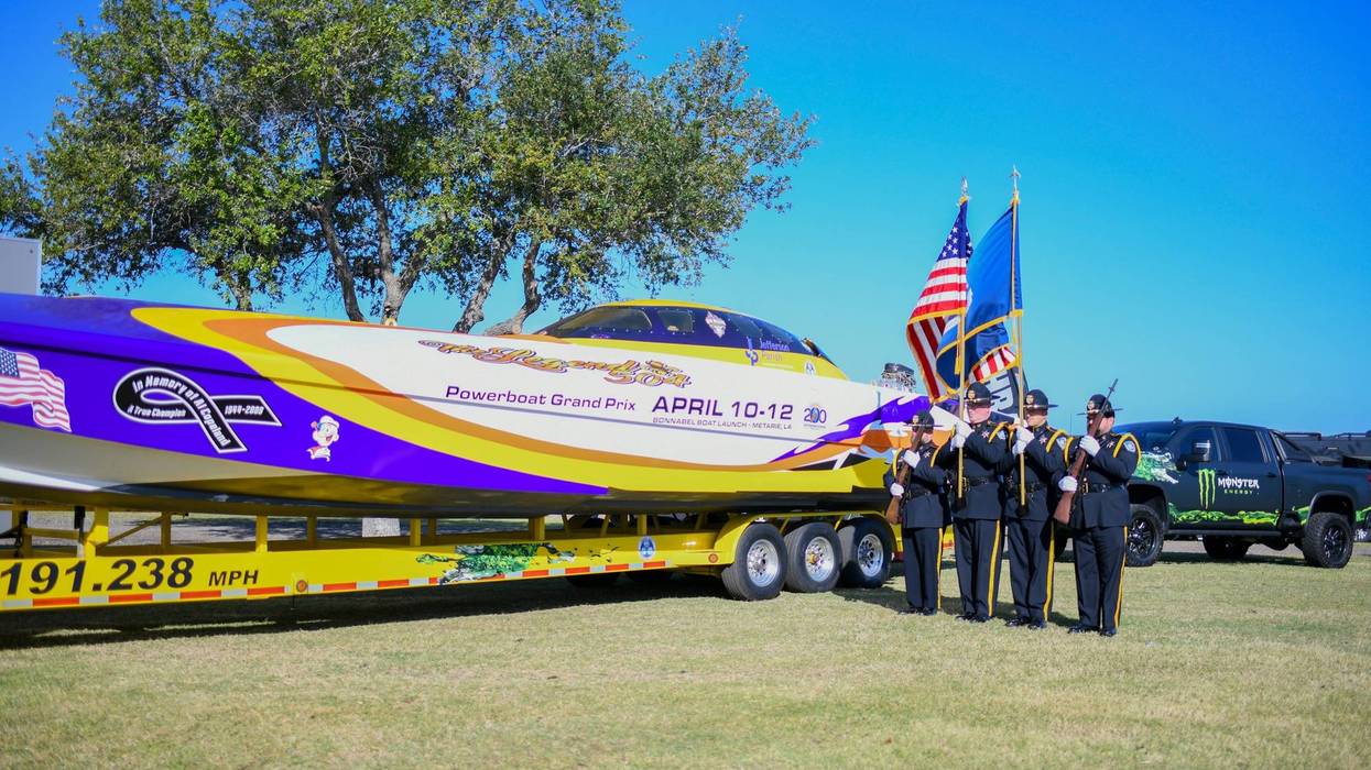 The 2nd annual Powerboat Grand Prix races down Lake Ponchartrain in Jefferson Parish