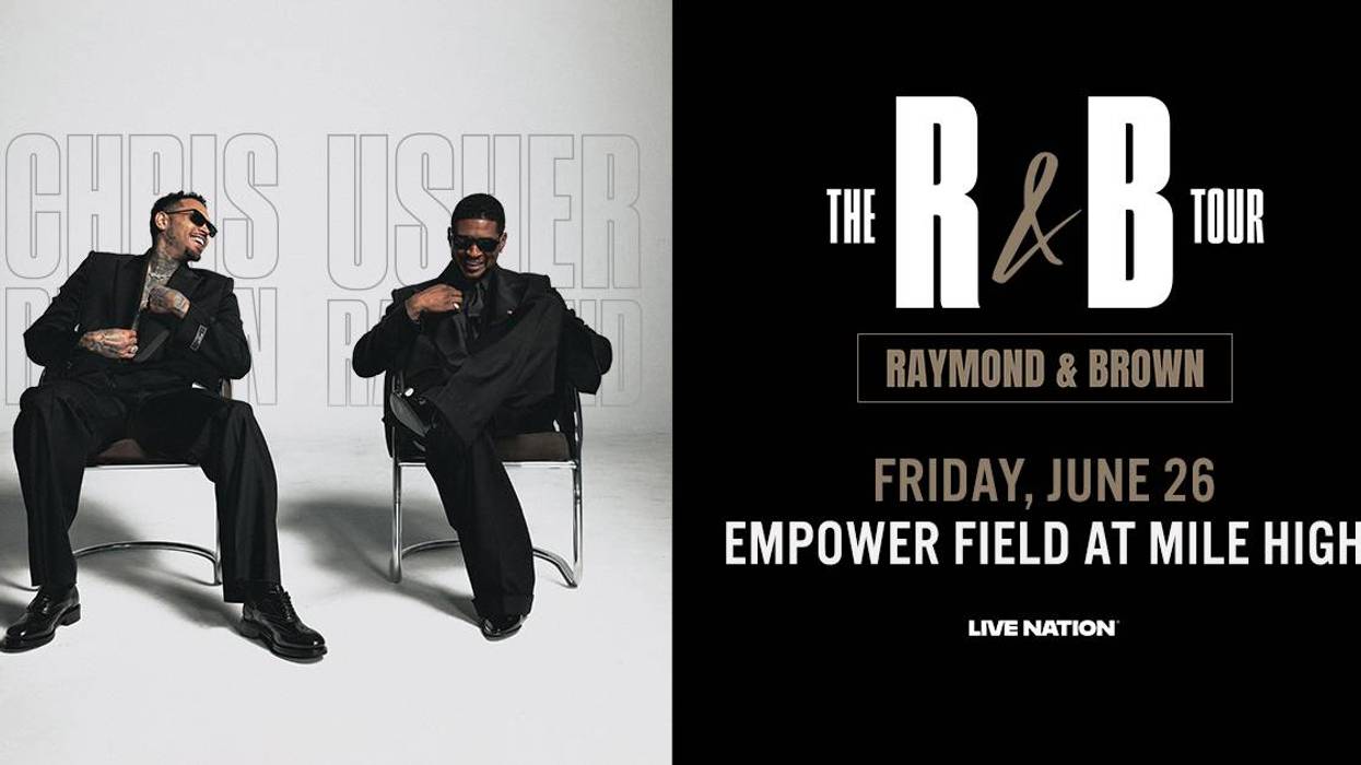 Usher Raymond and Chris Brown