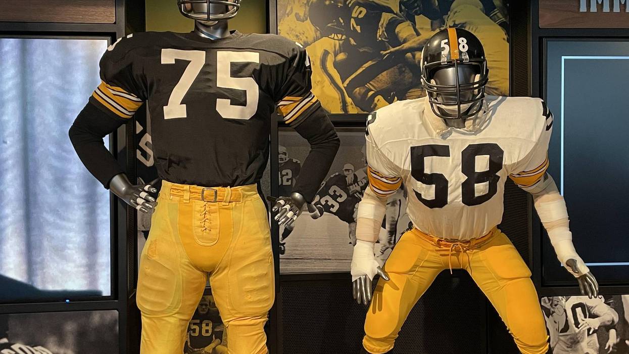 Hall of Famer, Defensive POY, Jack Lambert Steelers pick #9