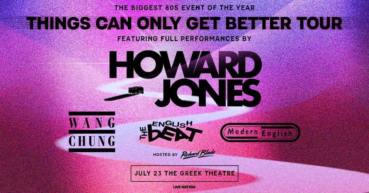 Enter for your chance to win tickets to see Howard Jones