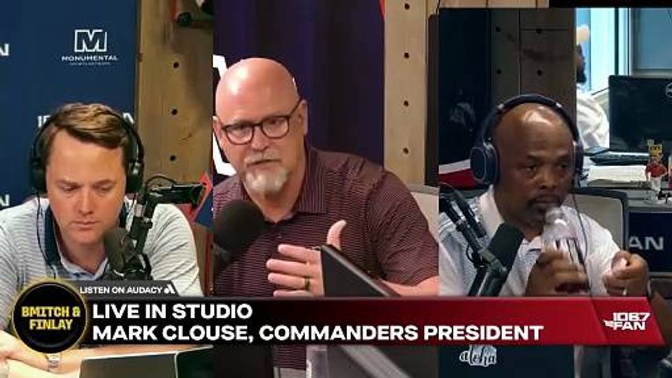 Commanders President Mark Clouse Talks New Uniforms I BMitch & Finlay