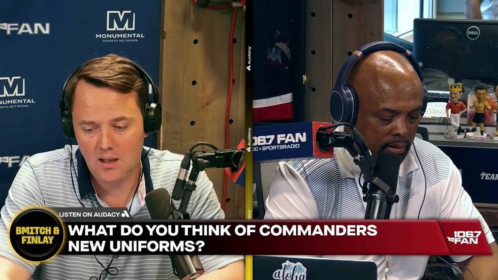 What Do Commanders Fans Think Of New Jerseys? I BMitch & Finlay