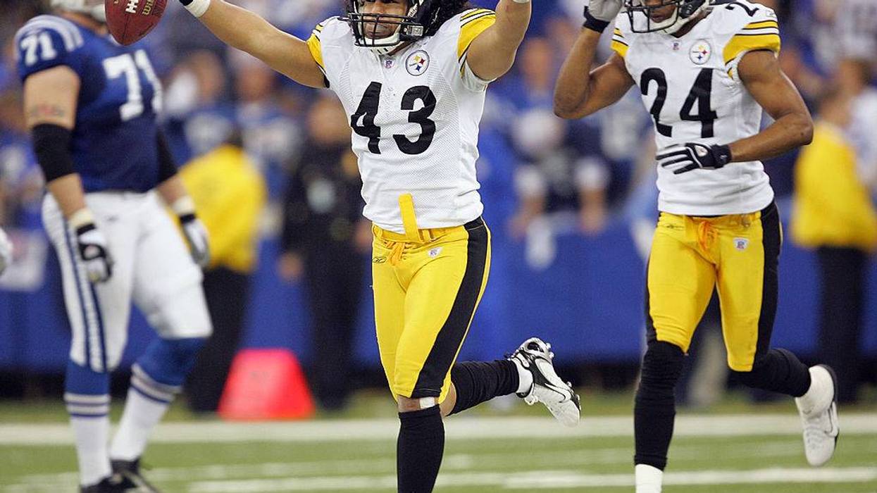 Big play maker, Hall of Fame safety Troy Polamalu #7