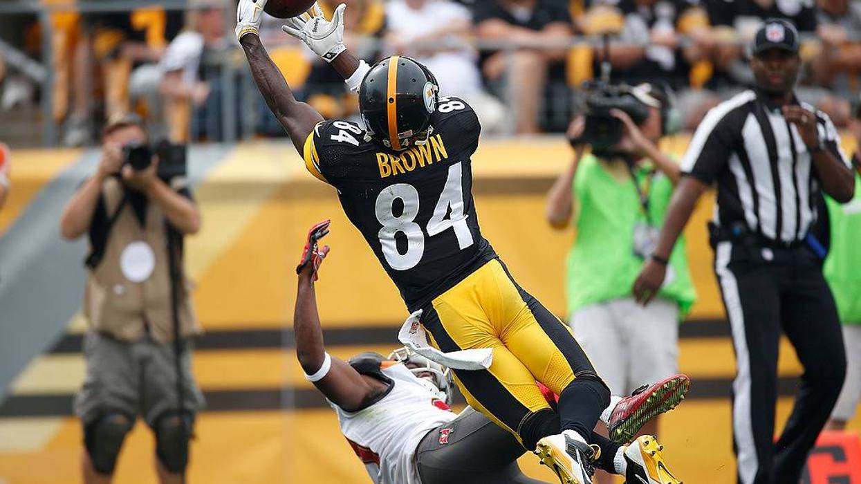 A league leader, polarizing star, Antonio Brown Steelers pick #6