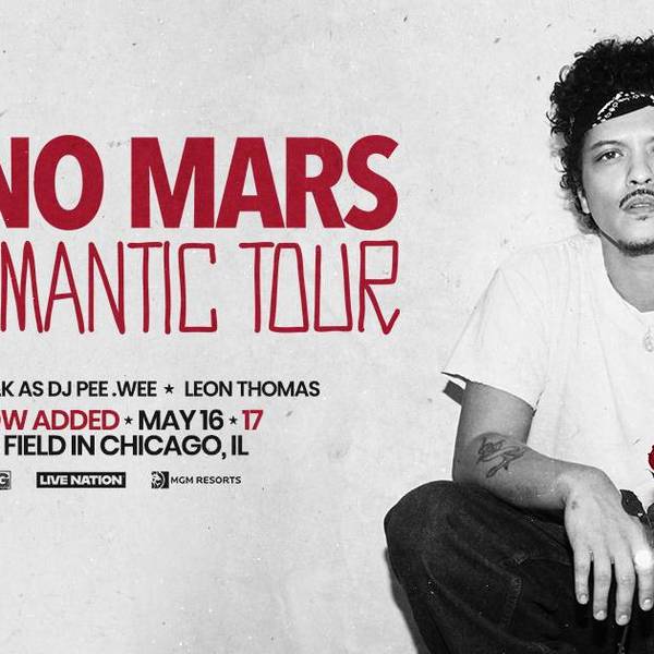 Your chance to see Bruno Mars