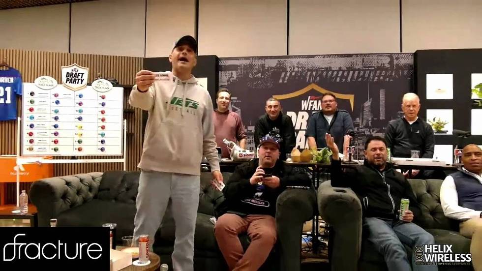 Draft party reacts to Giants No. 10 pick