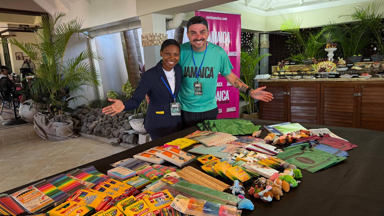 Coop chats with Ashley Simms of the Sandals Foundation in Jamaica