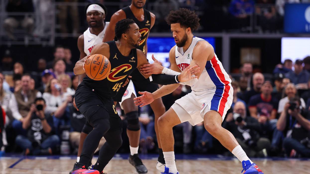 Donovan Mitchell says he might have to start flopping against Pistons