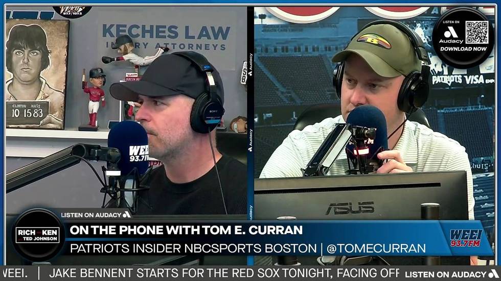 Tom E Curran joined Rich & Ken for the latest on the Patriots