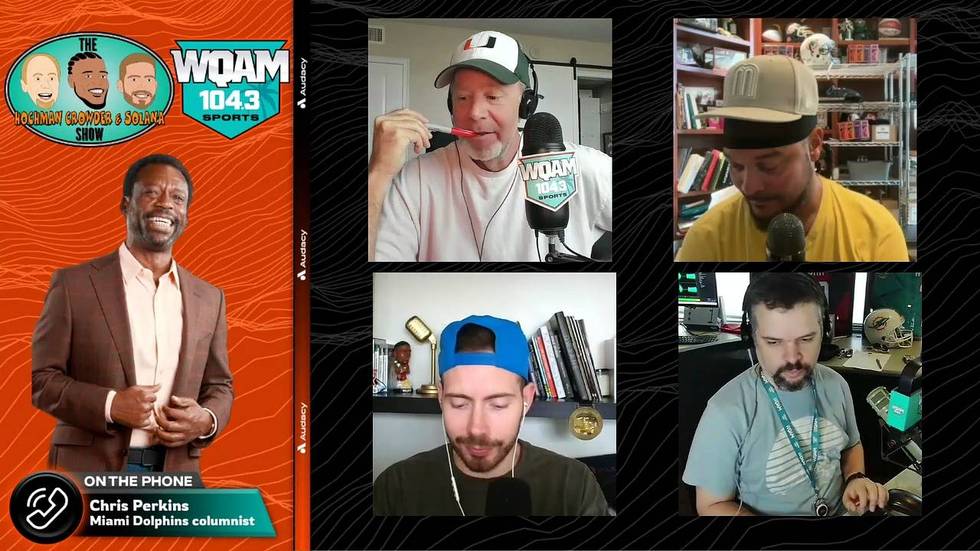 Chris Perkins takeaways from Dolphins rookie camp & Achane negotiations after Breece Hall deal