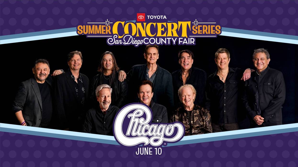 Enter for your chance to win tickets to see Chicago at the San Diego County Fair